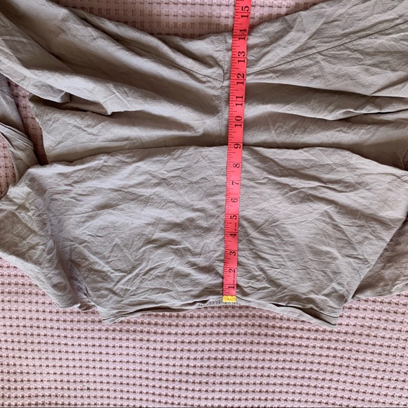 Free People Al Fresco Convertible Jumpsuit Pants Cotton Tie Strapless Small S - Picture 14 of 14